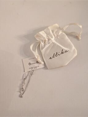 Ettika Silver Chain Bracelet with Adjustable Clasp